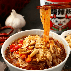 【全美超低价】食族人 方便粉丝 酸辣粉 桶装 130g 网红抖音爆款【虞书欣推荐】【包装版本随机发货】