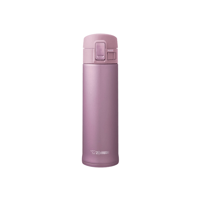 日本ZOJIRUSHI象印 不锈钢真空保冷保温杯 魔法瓶 #紫粉色 480ml SM-KHE48PT