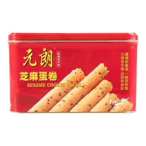 참깨 롤 웨이퍼 - 바삭한 쿠키 틴, 450g