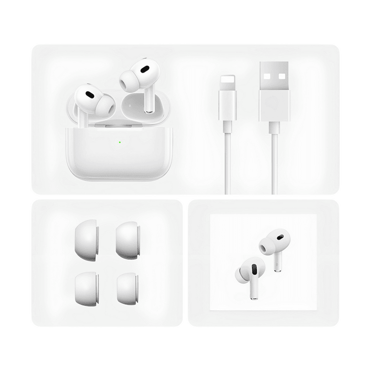 【中國直郵】 咕叮 Ari Pro2 TWS藍牙耳機 降噪款 白色 送3對大中小耳帽 掛繩 7