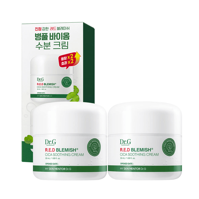 Dr.G Red Blemish Cica Soothing Cream Duo 50ml x 2p