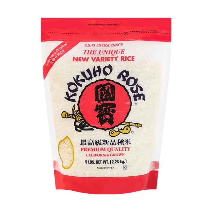 国宝米KOKUHO ROSE 最高级新品种米 5lbs