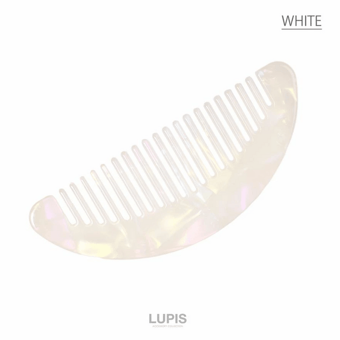 Marble Pattern Comb White 1 Piece V2012