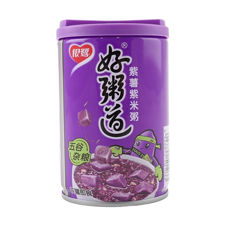 銀鷺 好粥道 紫薯紫米粥 280g 9