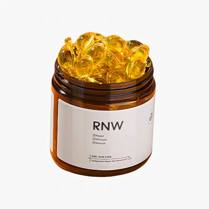 【香港直邮】 韩国 RNW 护发精油胶囊  改善干枯头发/分叉/毛躁   【轻盈不黏腻 护发无负担】  1g*50粒/罐(可用50次)