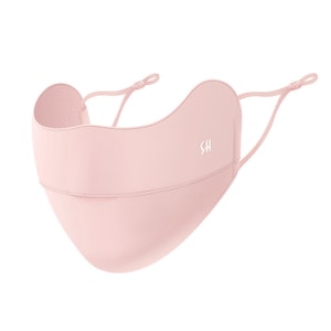 Fashion Summer Sunscreen Cycling Mask Face Covers Breathable With Ears WomenPink