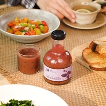 보라색 들깨와 매실 샐러드 드레싱, 7.94온스 【칼로리 0 저지방 비네그레트】