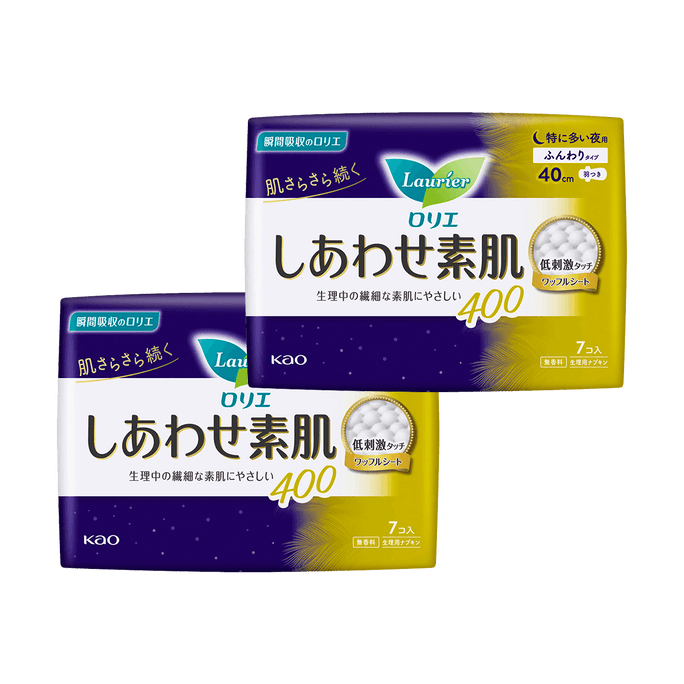【Value Pack】Super Soft Feminine Period Pads with Wings, Size 6 / 400mm, 14ct