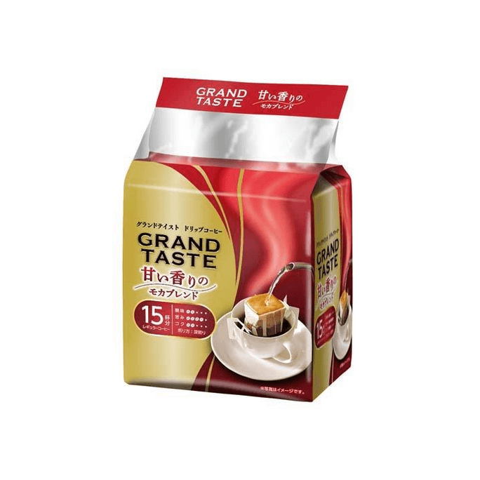 【日本直送】キーコーヒー グランドテイスト ドリップコーヒー（15本パック）