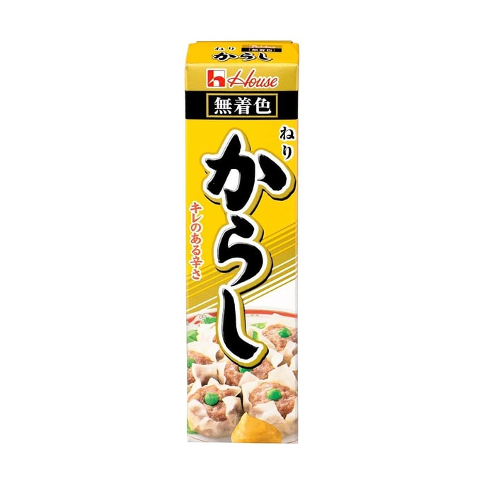 日本HOUSE FOODS好侍 黄芥末酱 43g【辛辣爽口】【地道日式风味】