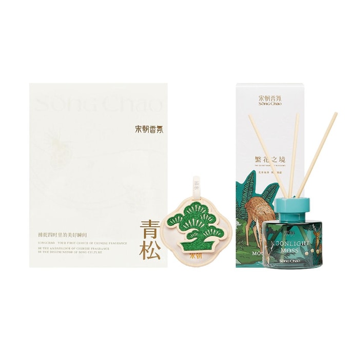 Realm of Abundant Flowers Series Flameless Aroma Diffuser - Moonlit Moss Floral Woody Scent 120ml