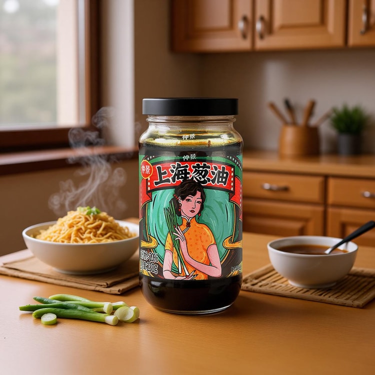 ZHONGJING Scallion Sauce, 8.11 oz - Yami.com