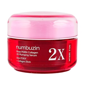 韩国NUMBUZIN No.2X玫瑰PDRN胶原丰盈弹润精华 30ml 补充胶原 提亮水光通透肌 改善弹润饱满 抗氧活力 温和低刺激