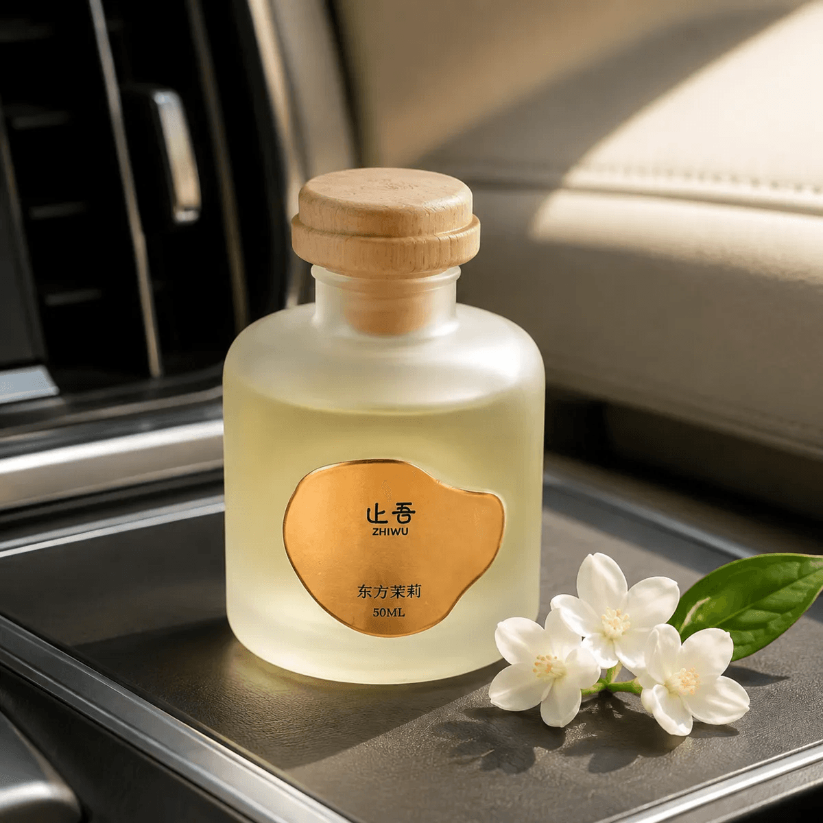 止吾 Mist Series Liquid Car Air Freshener Oriental Jasmine 1.69 fl