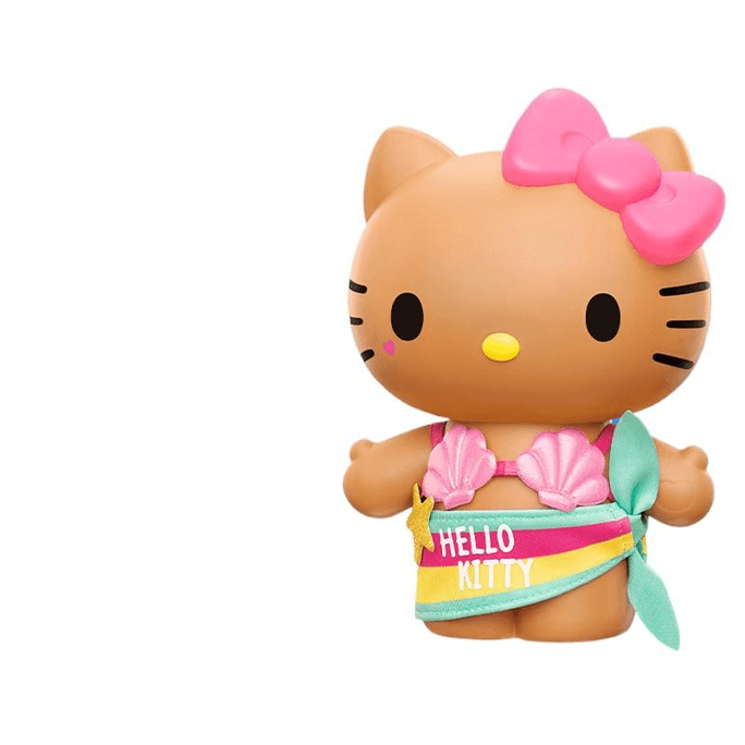 Mactub Hello Kitty Black Leather Bluetooth Speaker High-Quality Wireless Large-Scale Baby Sound System348g