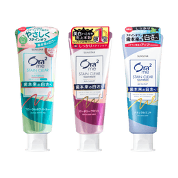 [Combo] Stain Removal Teeth Cleaning Toothpaste Peach Mint Flavor x1