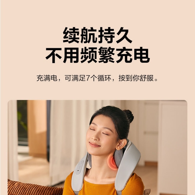 【中国直邮】 SKG 颈椎按摩器肩颈按摩仪腰部背部肩膀斜方肌脖子H5 一个装