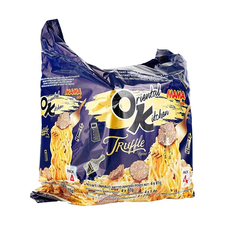 Oriental Kitchen Instant Stir-fried Noodles, Truffle Flavor, 3 oz *4 Pack【7-Eleven Popular Products】 5