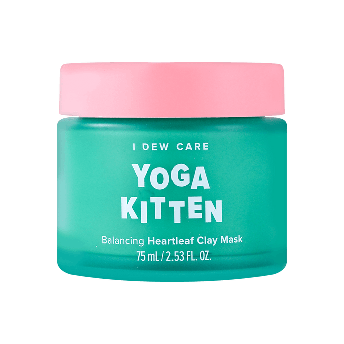 Yoga Kitten Balancing Heartleaf Clay Mask 75ml