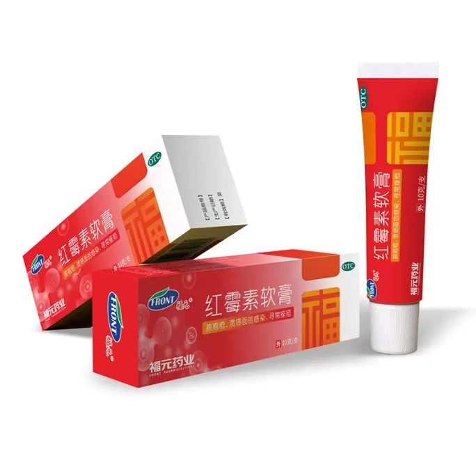 中国Fuyuan Pharmaceuticalエリスロマイシン軟膏10g OTC認証