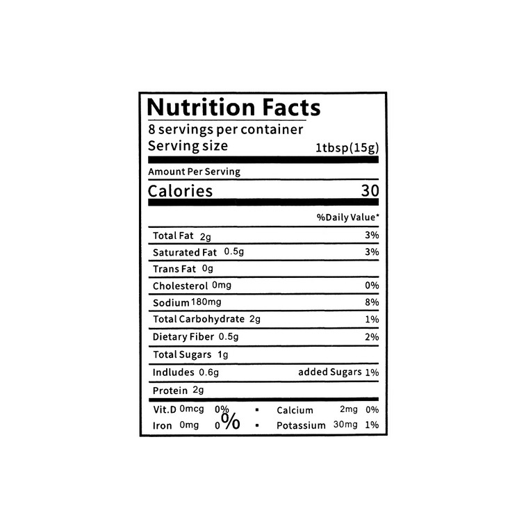 매운 참깨 디핑 소스, 4.4oz 4