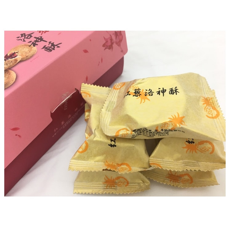 [台灣直郵] 德朱利斯 紅藜洛神酥 180g 6入 4