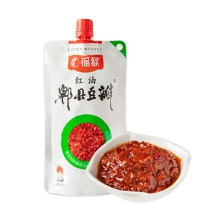 Red Oil Pixian Chili Bean Sauce 350g (for Cross-border E-commerce Listing)