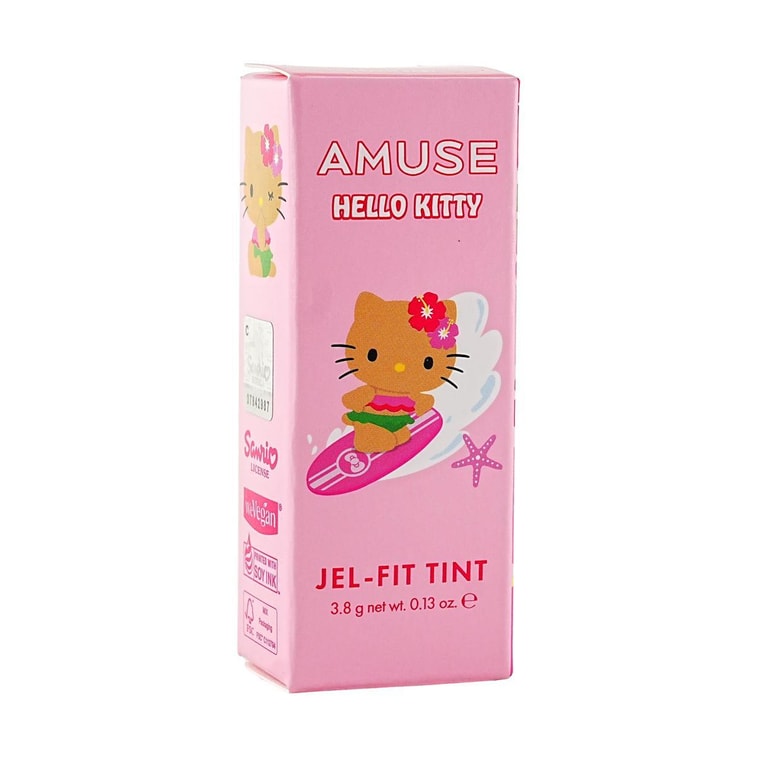 젤핏 립틴트, #10 피치 베이비, 웜톤 피치【태닝 헬로키티 콜라보레이션 한정판】 5