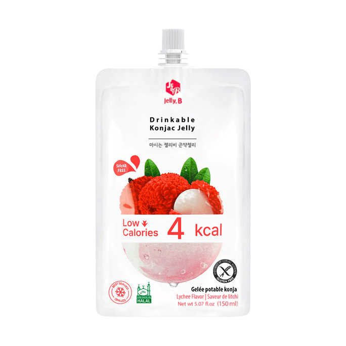Low Calories Konjac Jelly Drink Lychee Flavor 150ml