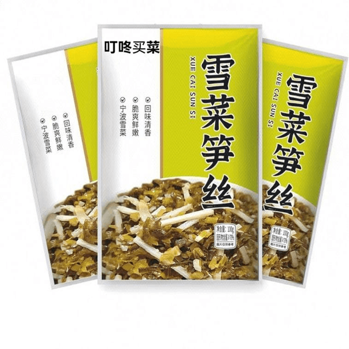 Preserved Mustard and Bamboo Shoots 100g*3 packs