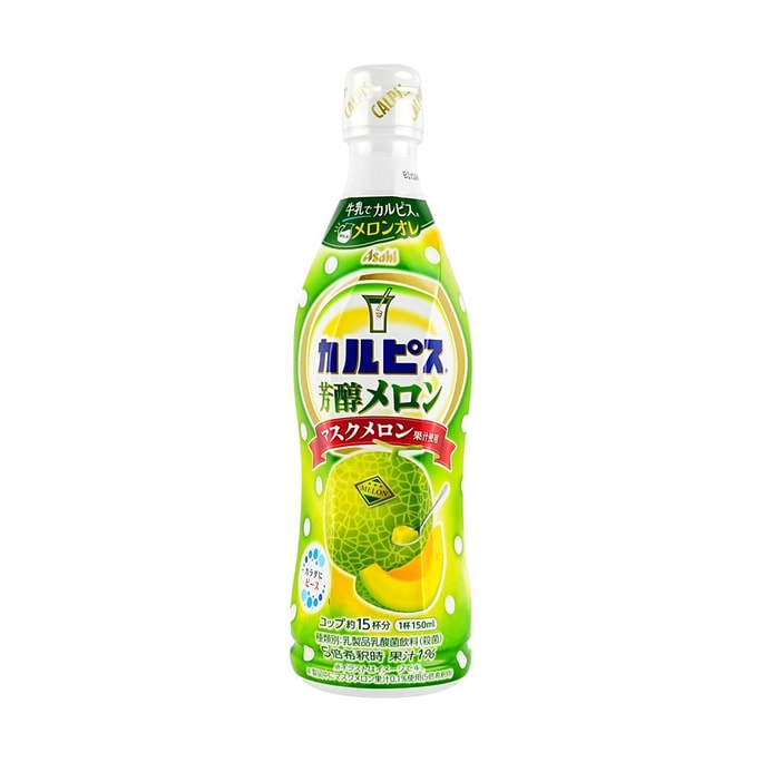 칼피스 리치 멜론향 농축 과일 주스 유산균 음료 15.89 fl oz [5배 희석]