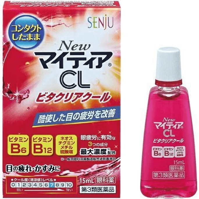 New MIGHTIA CL Vita Clear Cool [eye drops for fatigue relief, 15ml]