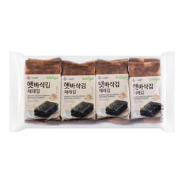 BIBIGO Savory Roasted Korean Seasoned Seaweed 8acks 40g
