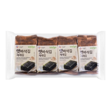 BIBIGO Savory Roasted Korean Seasoned Seaweed,8packs 1.41 oz