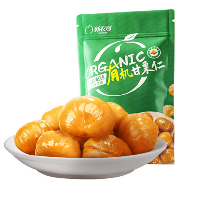 [중국발 다이렉트 메일] 신농게 유기농 밤알 껍질 스낵 60g/가방