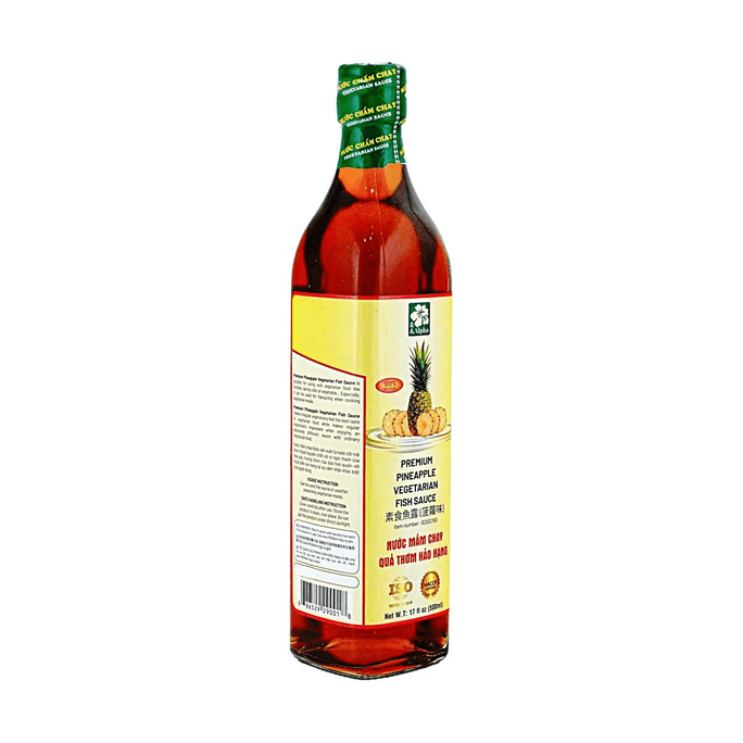 Premium Pineapple Vegetarian Fish Sauce 16.91 fl oz 【100% Fish-Free】【Sweet Pineapple Flavor】