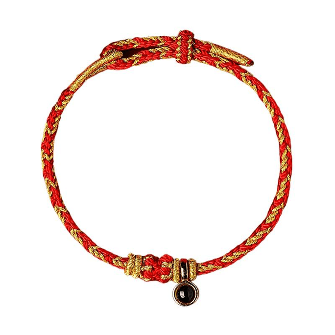 The Year Of The Horse This Year Red Rope Bracelet Can Be Adjusted 12 Zodiac Universal 15-16cm*1 Piece