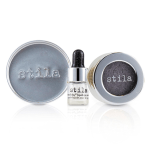 Magnificent Metals Foil Finish Eye Shadow With Mini Stay All Day Liquid Eye Primer - Metallic Lavender 2pcs