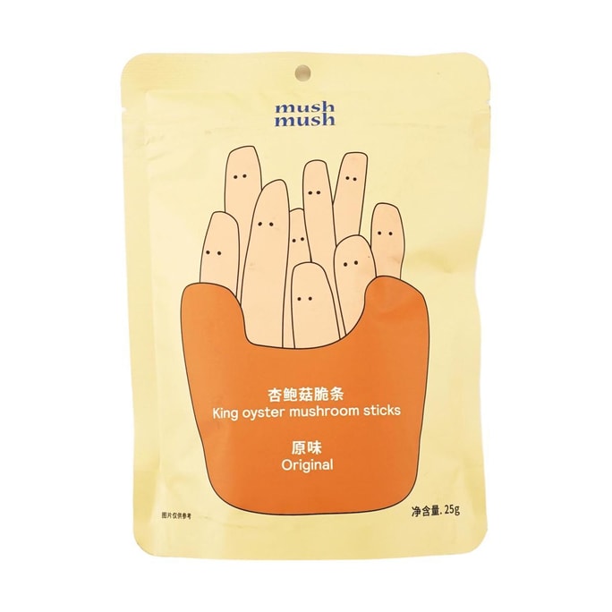킹 오이스터 버섯 바삭한 스트립 - 오리지널 맛