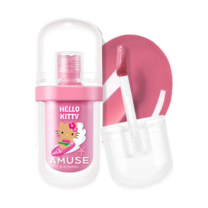 JEL-FIT Lip Tint, #06 Seoul Girl, Cool Tone Mobish Pink【BEST】【Tanning Hello Kitty Collaboration Limited Edition】