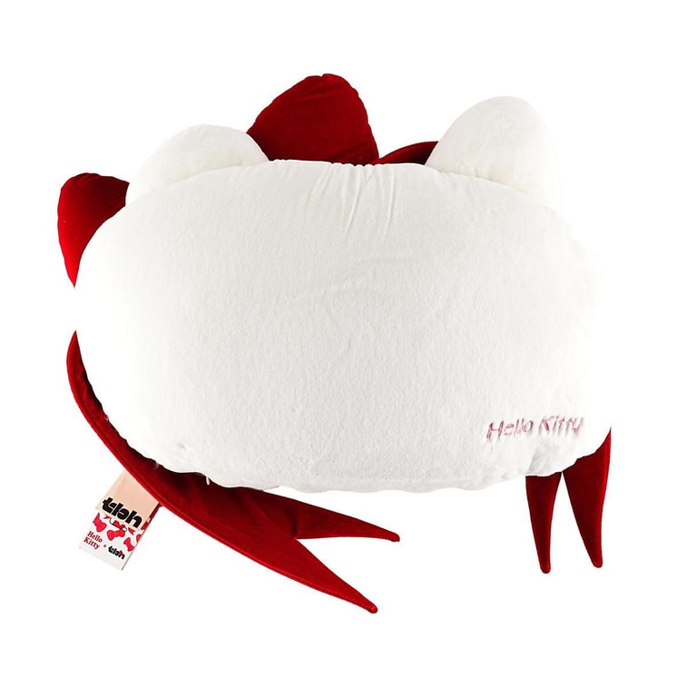 THE BEAST野獸派 Hello Kitty × tbh 二合一法蘭絨 蝴蝶結抱枕毛毯兩用【情人節禮物】 10