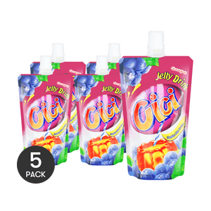 CICI Jelly Drink Grape Flavor 150g *5【5 Packs】