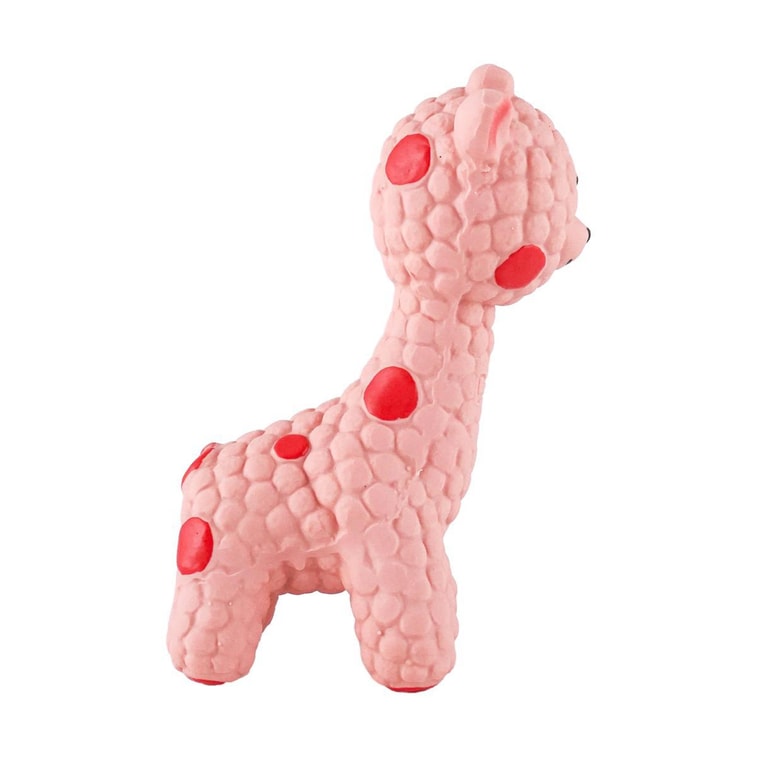Latex Squeaky Toy Pink Deer Suitable for Medium Dogs 5