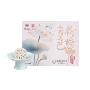 Jade Lotus Root Cake Osmanthus Lotus Root Flavor Time-Honored Chinese Brand Suzhou Specialty Gift Box Breakfast Afternoon Tea 200g Box