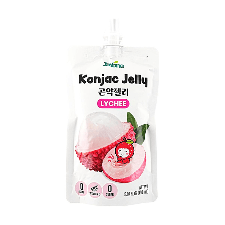 Lychee Flavor Konjac Jelly Low Sugar Low Calorie Meal Replacement 5.07fl oz×10 Packs 9