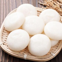 Nama Ichiban Maru Mochi- Round Type Rice Cake, 12.3oz【Can Be Heated In Microwave Or Oven】