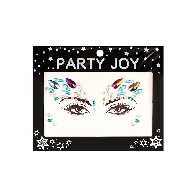 Crystal Face Stickers Crystal Drill Stickers Eyebrow Stickers Style A Halloween Makeup