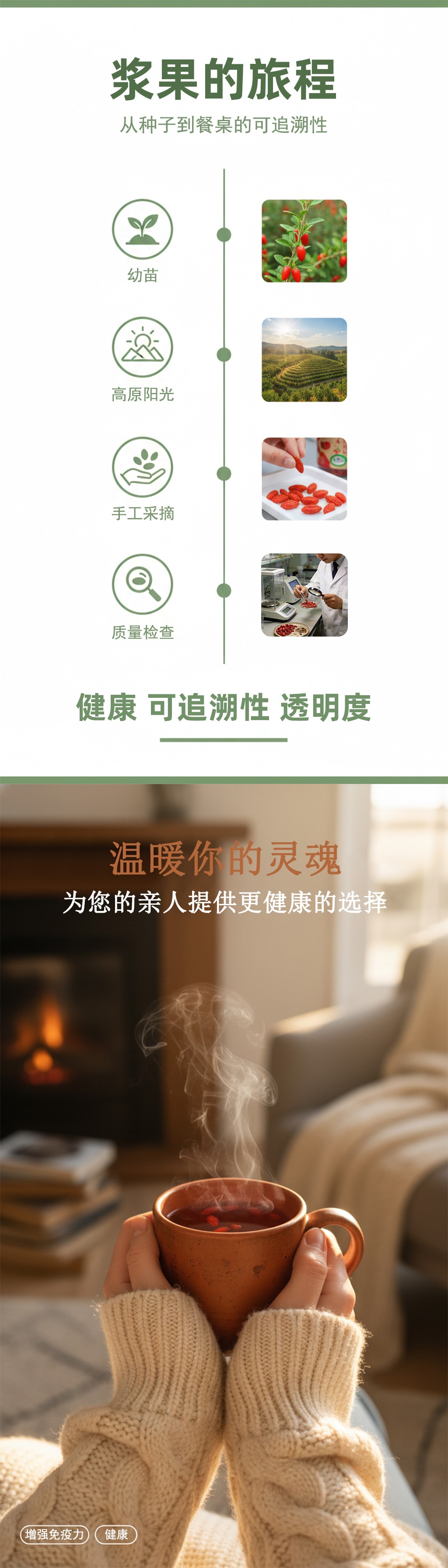 高原福 柴達木有機紅枸杞 歐盟有機純健康 250g