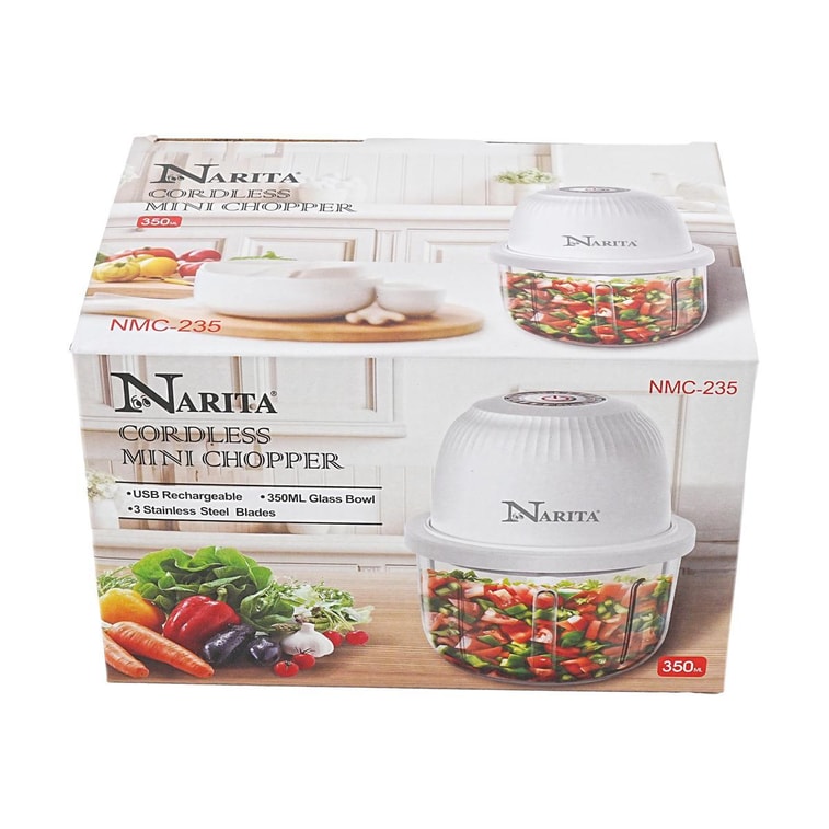 Mini Chopper Glass bowl and Steel Blades - 350ml  5