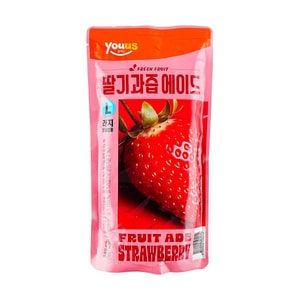 Strawberry Juice Aid L Ice Pouch Drink 11.49 fl oz【GS25 Selected】